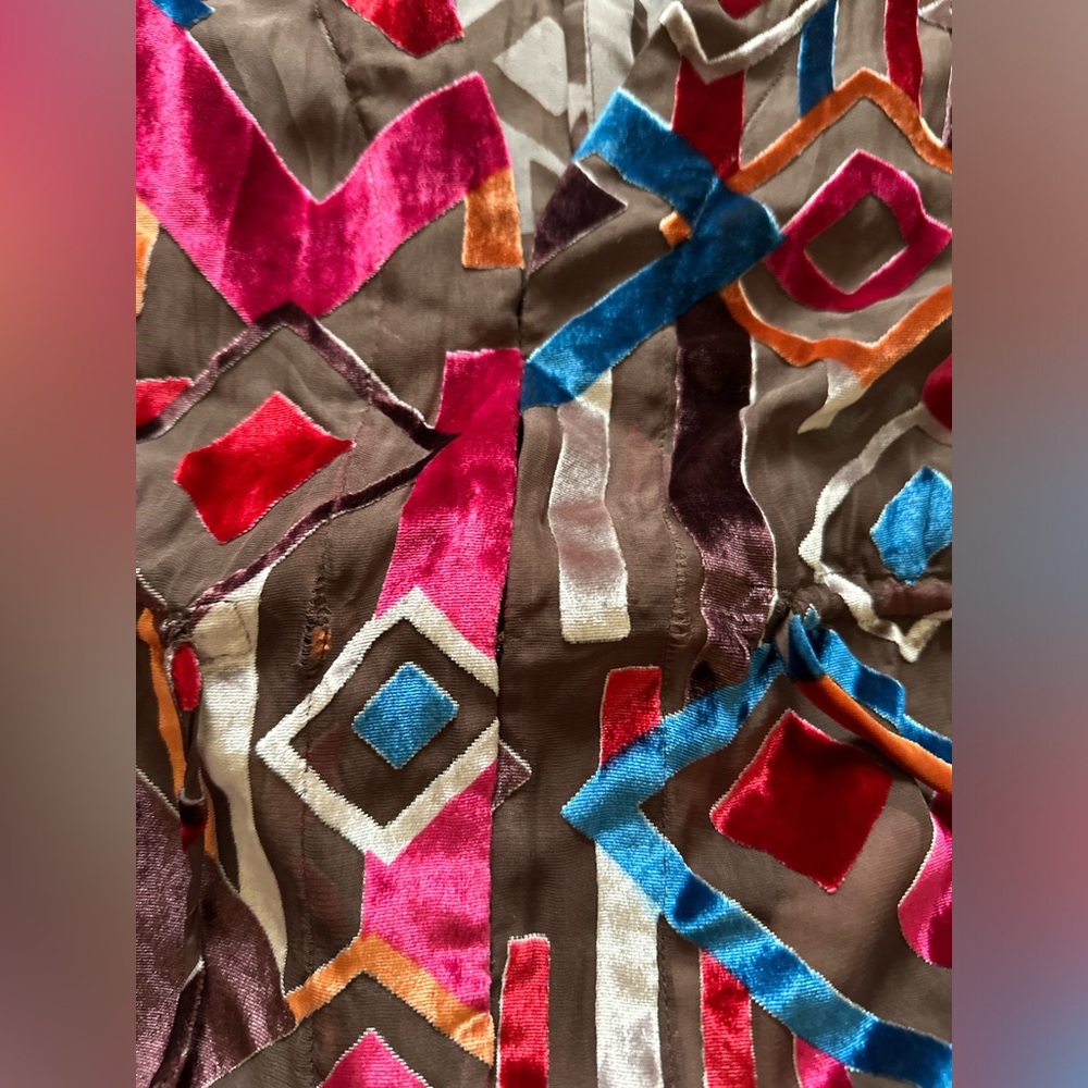 Alice + Olivia Gemma Geometric Kimono Top - Picture 7 of 11